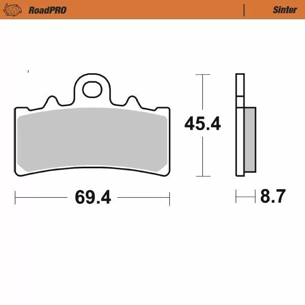 Moto-Master Brake Pad Scooter 413203