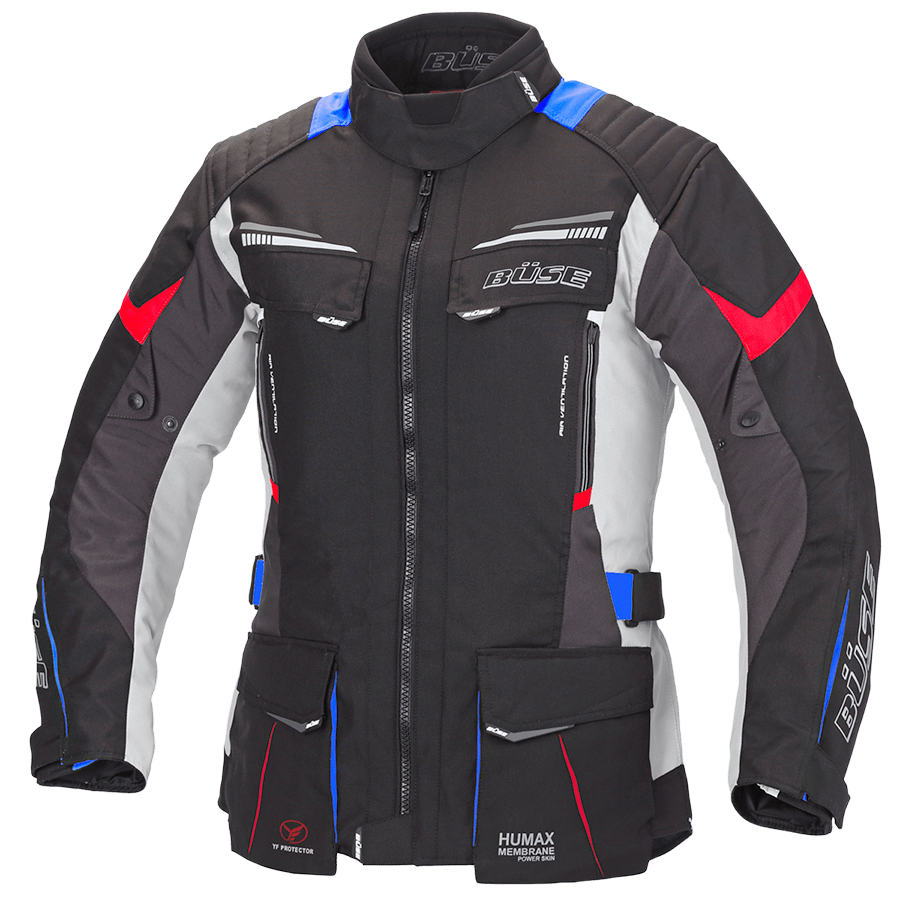 Büse Dam Textile MC Jacket Lago Pro Black /Grey