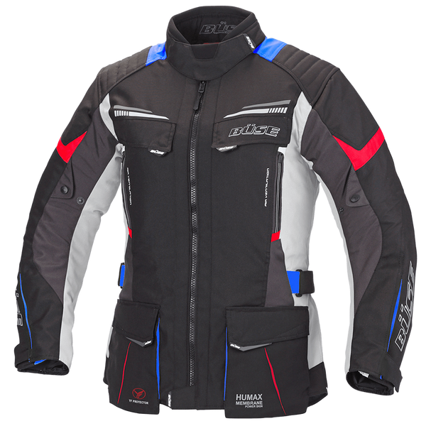 Büse Dam Textile MC Jacket Lago Pro Black /Grey