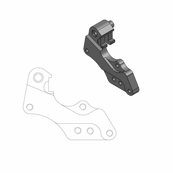 Adapter zacisku hamulca motorowego 211042