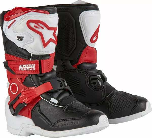Alpinestars (MX) BOOT T3S Kids WT/BK/R 12 2014524-2030-12