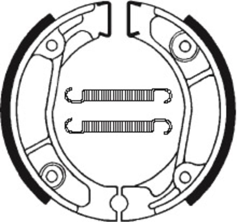 Tecnium Scooter/Street/Off -Road/ATV Organic Brake Shoes - BA013 1022198