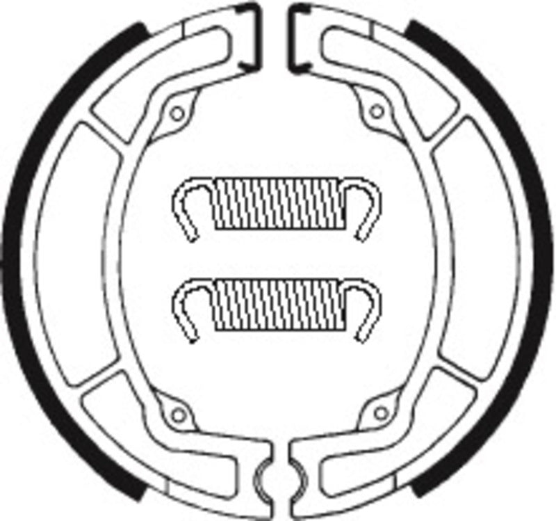 Tecnium off -road organic brake shoes - BA049 1022234