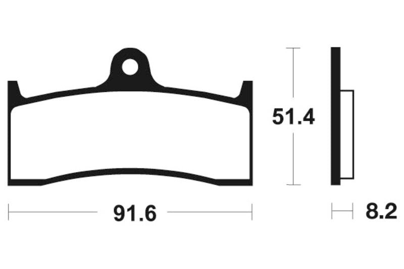 Tecnium Street Organic Brake Pads - MA176 1022394