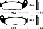 Tecnium Street Organic Brake Pads - MA426 1022513