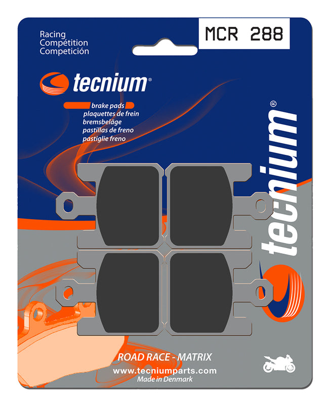 Tecnium Racing Sintered Metal Carbon Brake Pads - MCR288 1022590