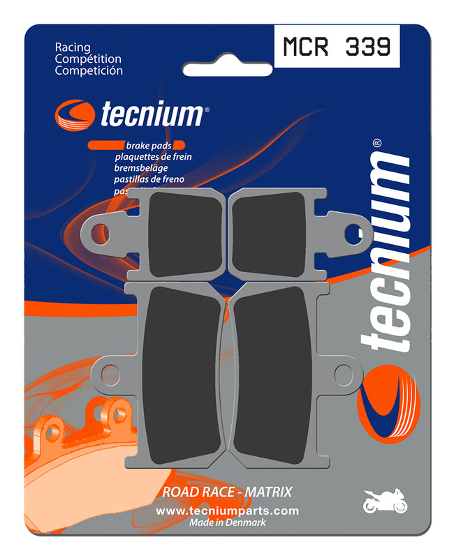 Tecnium Racing spiekane metalowe podkładki hamulca węglowego - MCR339 1022595