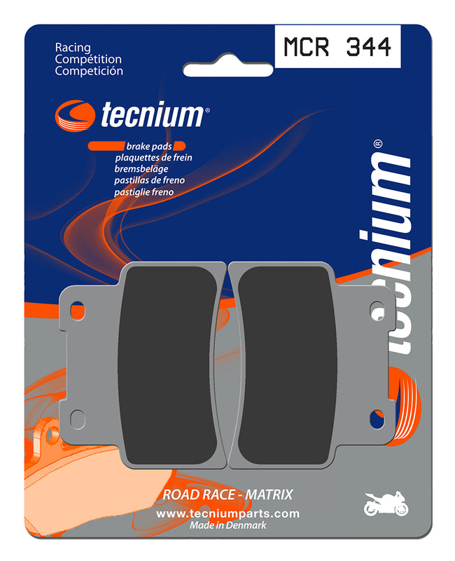 Tecnium Racing spiekane metalowe podkładki hamulca węglowego - MCR344 1022598