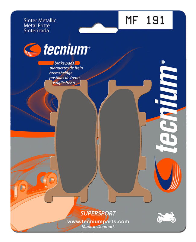 Tecnium Street Performance Sintered Metal Brake Pads - MF191 1022744