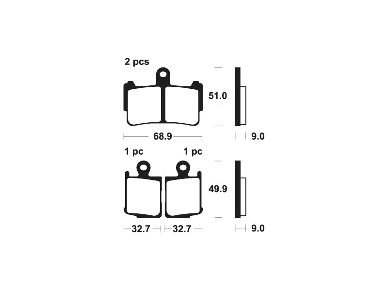 Tecnium Trail Performance Mintered Metal Hamure Pads - MFP369 1022832