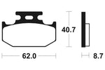 Tecnium MX/ATV spiekane metalowe podkładki hamulcowe - MO132 1022842