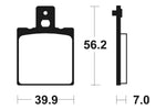 Tecnium MX/ATV spiekane metalowe podkładki hamulcowe - MO19 1022852