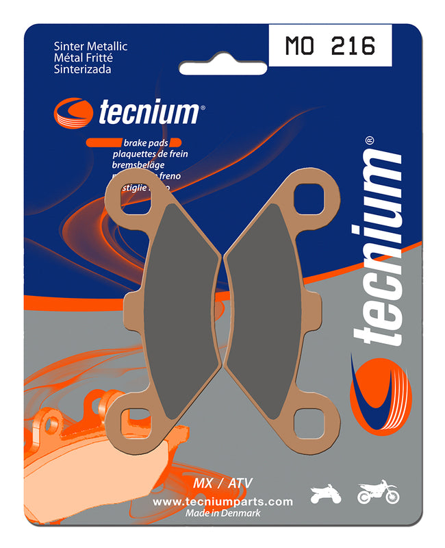 Tecnium MX/ATV spiekane metalowe podkładki hamulcowe - MO216 1022857