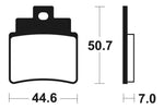 Tecnium MX/ATV spiekane metalowe podkładki hamulcowe - MO275 1022869