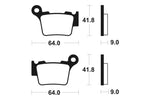 Tecnium MX/ATV spiekane metalowe podkładki hamulcowe - MO291 1022874