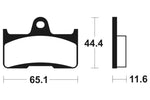 Tecnium MX/ATV spiekane metalowe podkładki hamulcowe - MO299 1022877