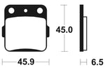 Tecnium MX/ATV spiekane metalowe podkładki hamulcowe - MO84 1022921