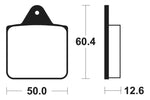 Tecnium MX/ATV Sintered Metal Brake Pads - MOA256 1022931