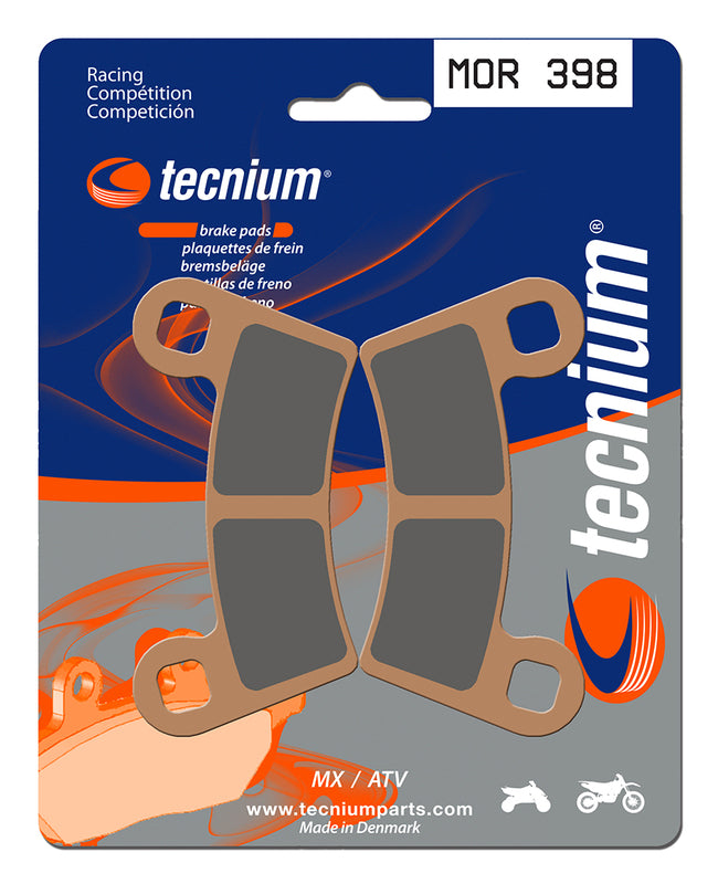 Tecnium Racing MX/ATV Sintered Metal Brake Pads - Mor398 1023006