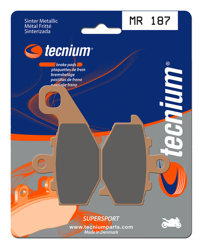 Tecnium Street Performance Sintered Metal Brake Pads - MR187 1023052