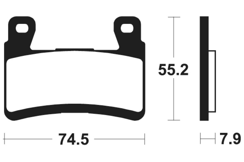 Tecnium Racing spiekane metalowe podkładki hamulcowe - MRR394 1023150