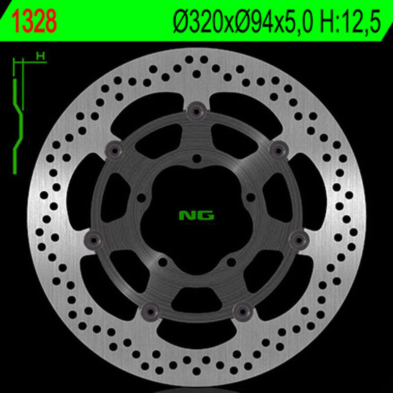 NG Dysk hamulca runda 1328