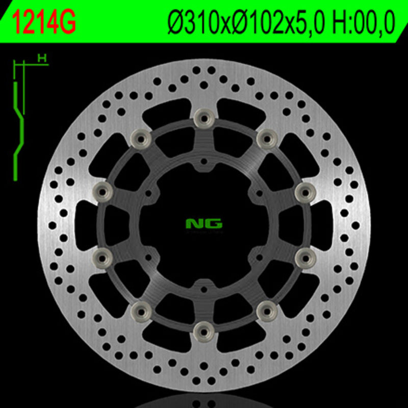 NG Dysk hamulca runda 1214g