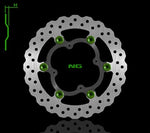 NG BRAKE DISC WAVE 1324X