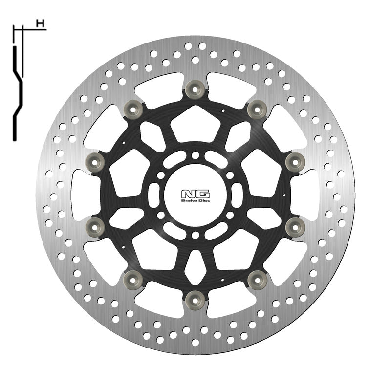 Ng brake disc round 1790g