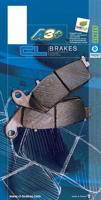 CL BRAKES Uliczne klocki hamulcowe z metalem sinterowanym - 1133A3+ 1133A3+ 