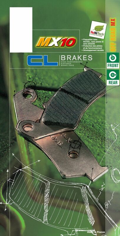 CL BRAKES Off-Road Sintered Metal Brake pads - 2408MX10 2408MX10 