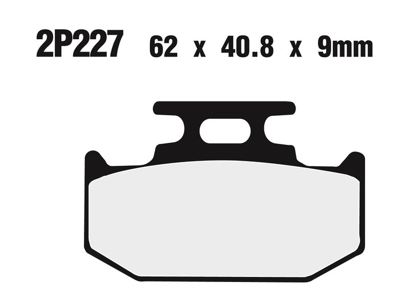 NISSIN Off-Road półmetaliczne klocki hamulcowe - 2P-227GS 2P-227GS 