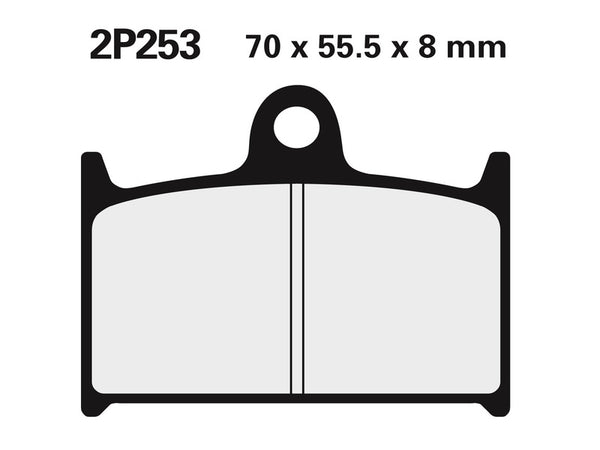 Nissin Street /Off-Road Metal Metal Hamue Pads-2p-253st 2p-253st
