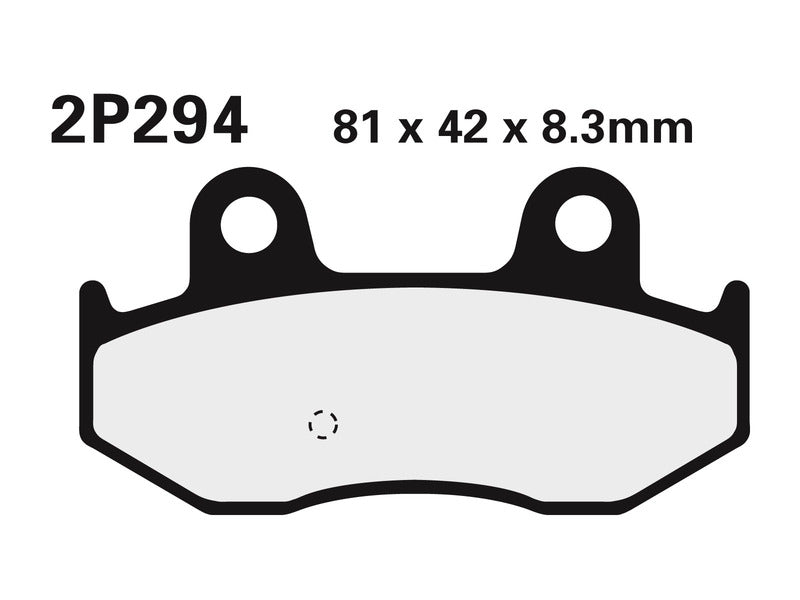 NISSIN Uliczne /Off-Road Sintered Metaliczne Klocki Hamulcowe - 2P-294ST 2P-294ST 