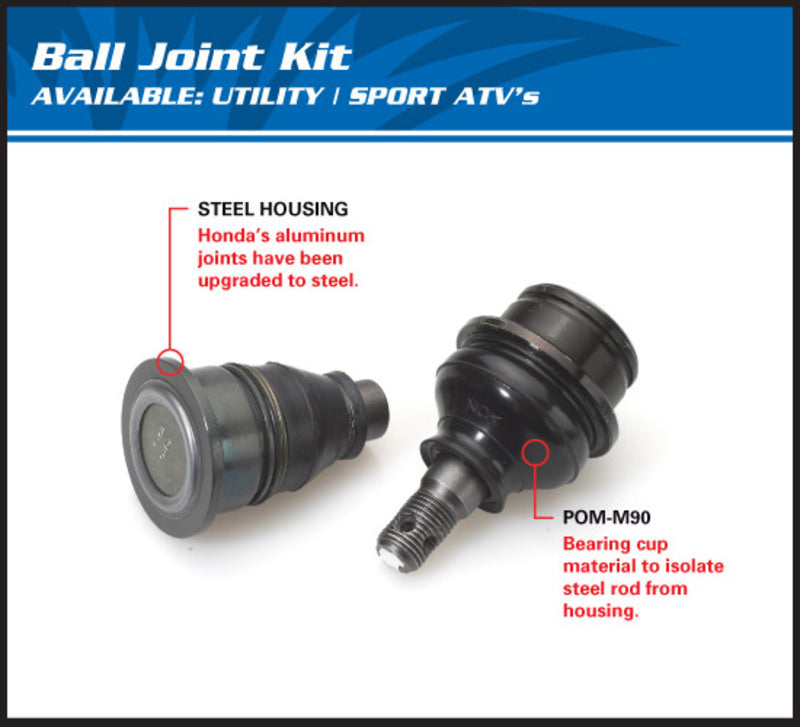 ALL BALLS Lower/Upper A-Arm Ball Joint Reconditionning Kit Kawasaki 42-1016