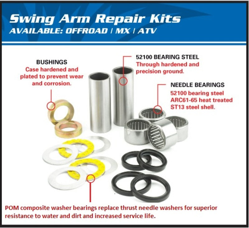 ALL BALLS Swing Arm Repair Kit Husqvarna CR125R/250R/500R 28-1030