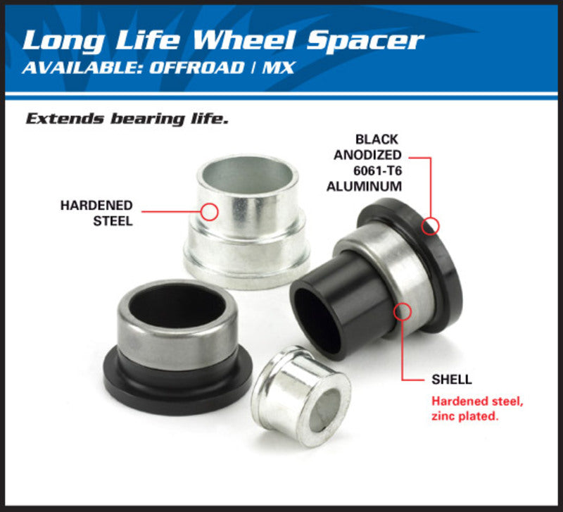 ALL BALLS Front Wheel Spacer Kit Husqvarna FE450 11-1087