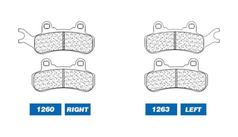 CL HAMULCE ATV Sintered Metal Klocki hamulcowe - 1260ATV1 1260ATV1 