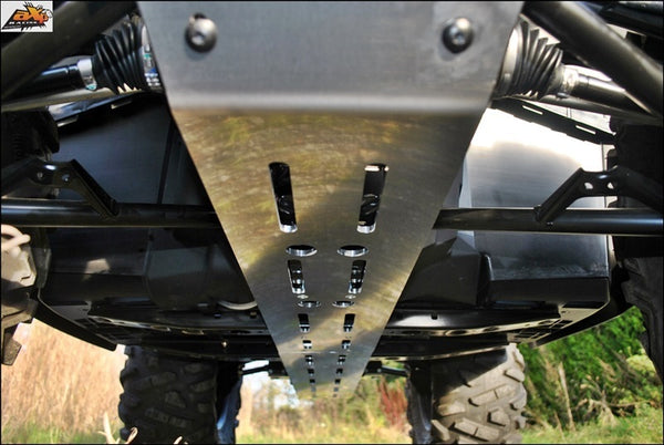 AXP Central Skid Plate - Aluminum 6mm Can -Am Outlander Max 500L AX1343