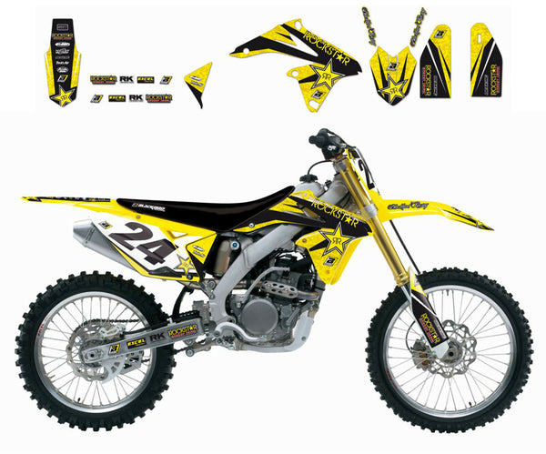 Zestaw graficzny Blackbird Rockstar Energy Suzuki RM125/250 2318L