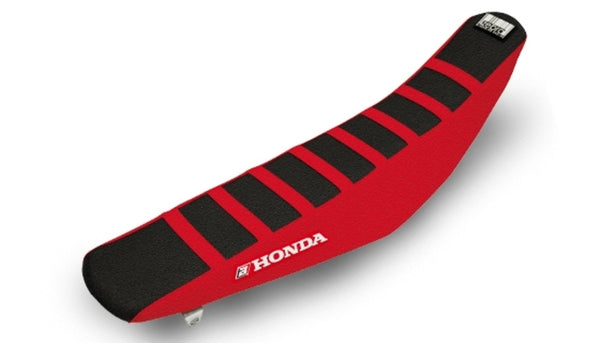 Blackbird Zebra Saddle Cover - Black/Red - Honda CRF250/450R 1147z