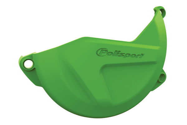 Police Port Clutch Cover Protection Green Kawasaki KX450F 84407002