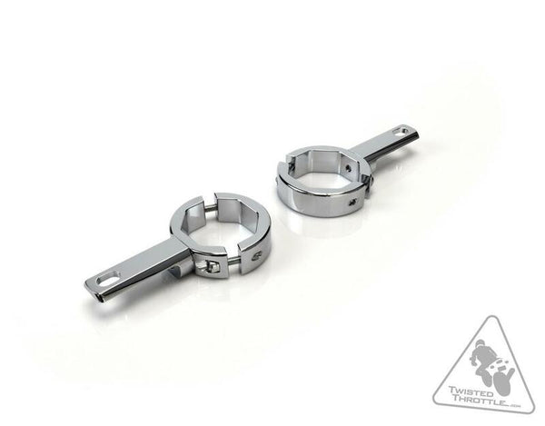 DENALI FIRK CLIP do Light Mount Ø39–49 mm - Chrome