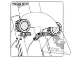 DENALI Ljusfäste – Kawasaki Vulcan / Yamaha Star Cruisers (LAH.08.10500.B)