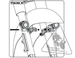 DENALI Ljusfäste – Kawasaki Vulcan / Yamaha Star Cruisers (LAH.08.10500.B)