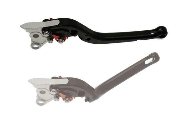 Bihr Left Foldable lives Anodized Aluminum Blacka32-4005C-Black-Fold