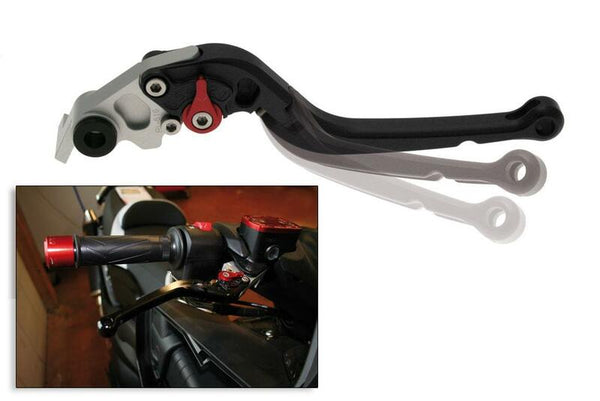 Bihr prawe składane życie anodowane aluminium blacka32f-4006l