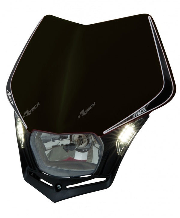 Racetech V-Face LED LED Black R-Masknr00009