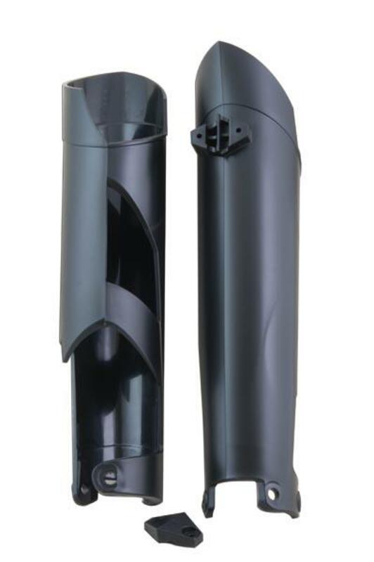 Racetech Fork Guards - Black R -PSKSTMNR0008