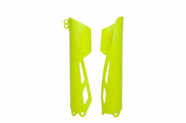Racetech Fork Guards - Neon Yellow R -PSCRFGF0019